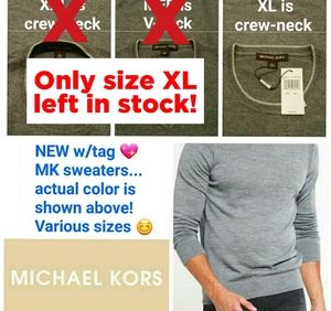 *SALE* NEW Michael Kors Sweater, XL